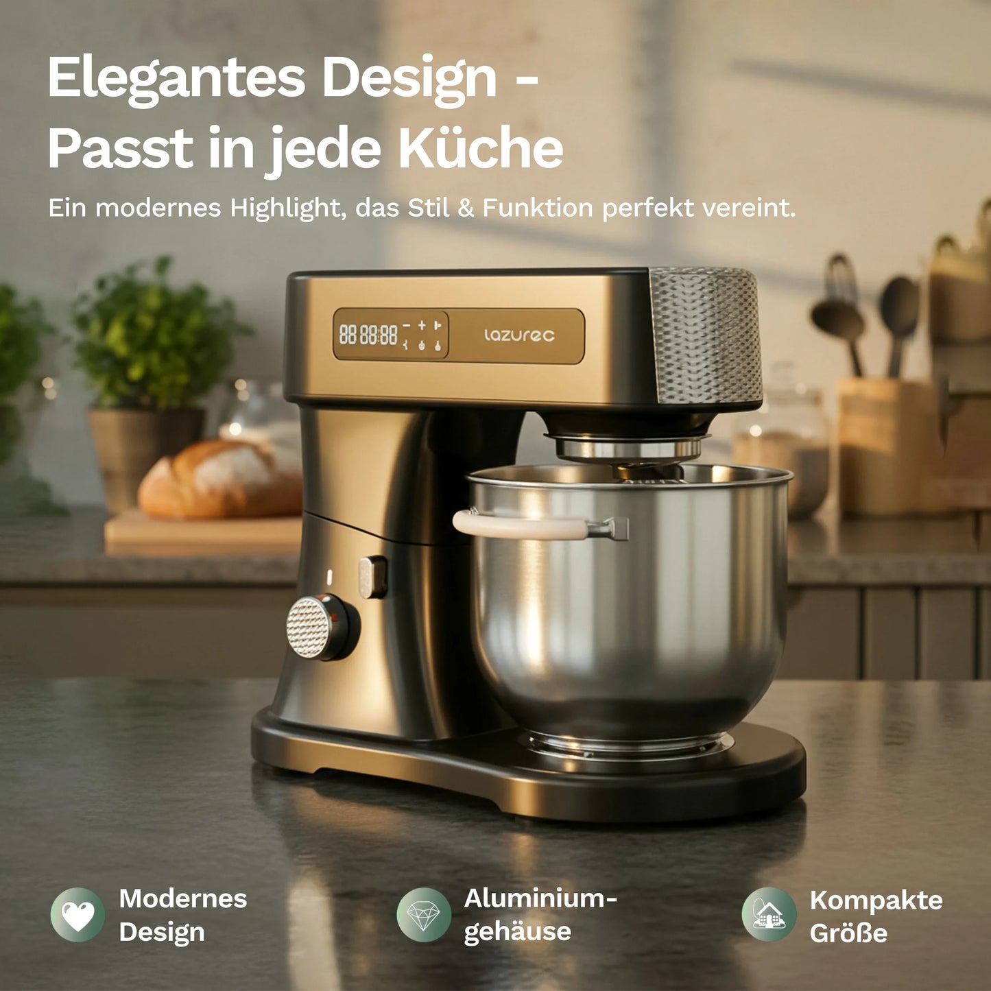 Lazurec Bakara Mix One – Clevere Küchenmaschine für mehr Genuss & weniger Aufwand