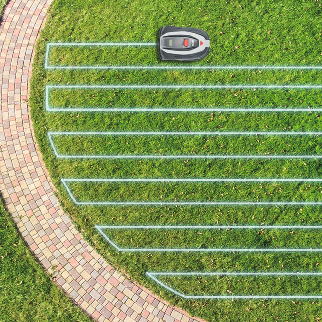 AL-KO Robolinho 1000 Vision – Mähroboter ohne Begrenzungskabel