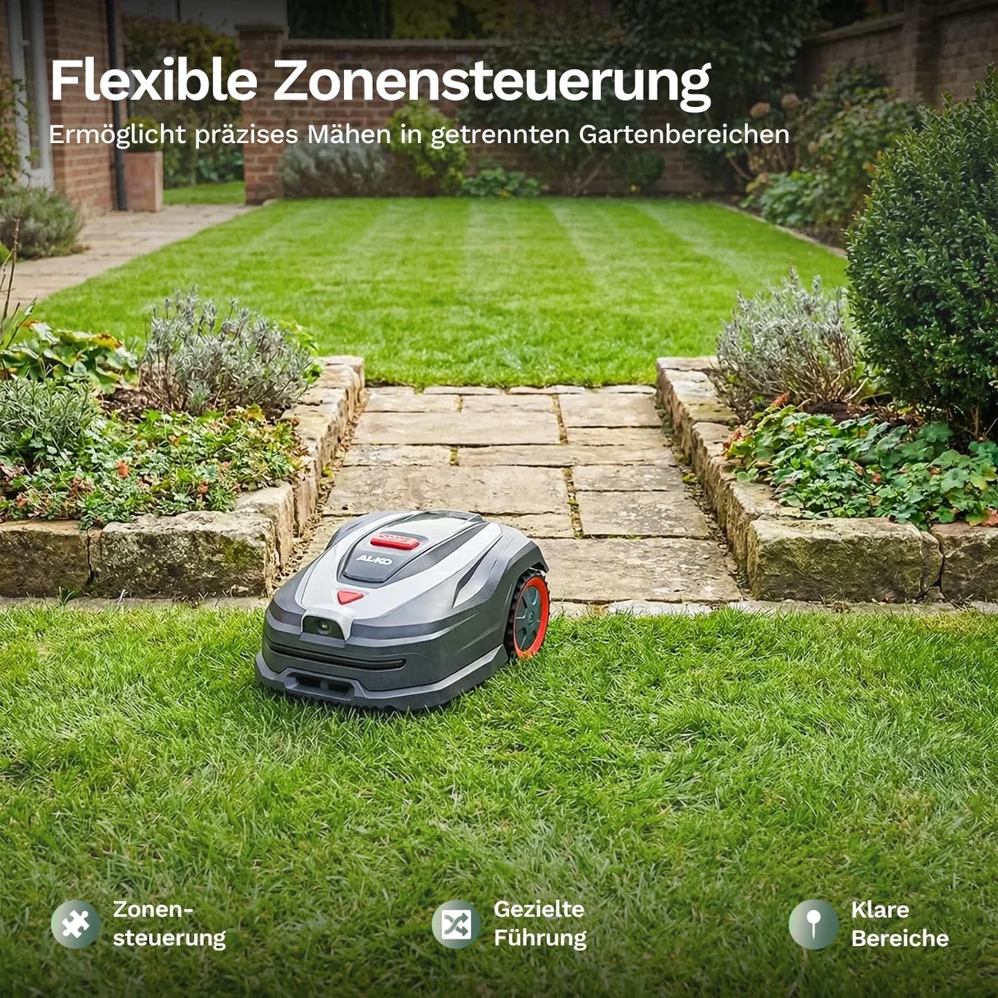 AL-KO Robolinho 1000 Vision – Mähroboter ohne Begrenzungskabel