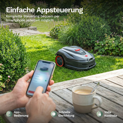 AL-KO Robolinho 500 Vision – Mähroboter ohne Begrenzungskabel