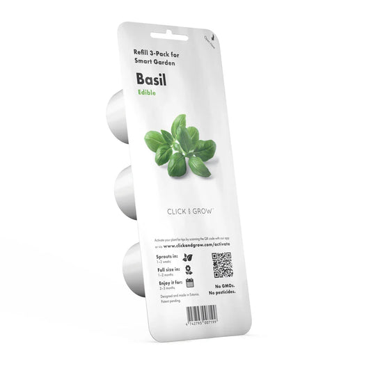 Click & grow capsule de plantation Basilic pack de 3
