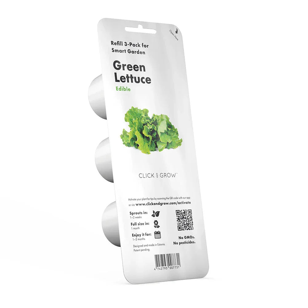 Pflanzkapsel-Nachfüllung Grüner Salat, 3er-Pack (Click & grow)