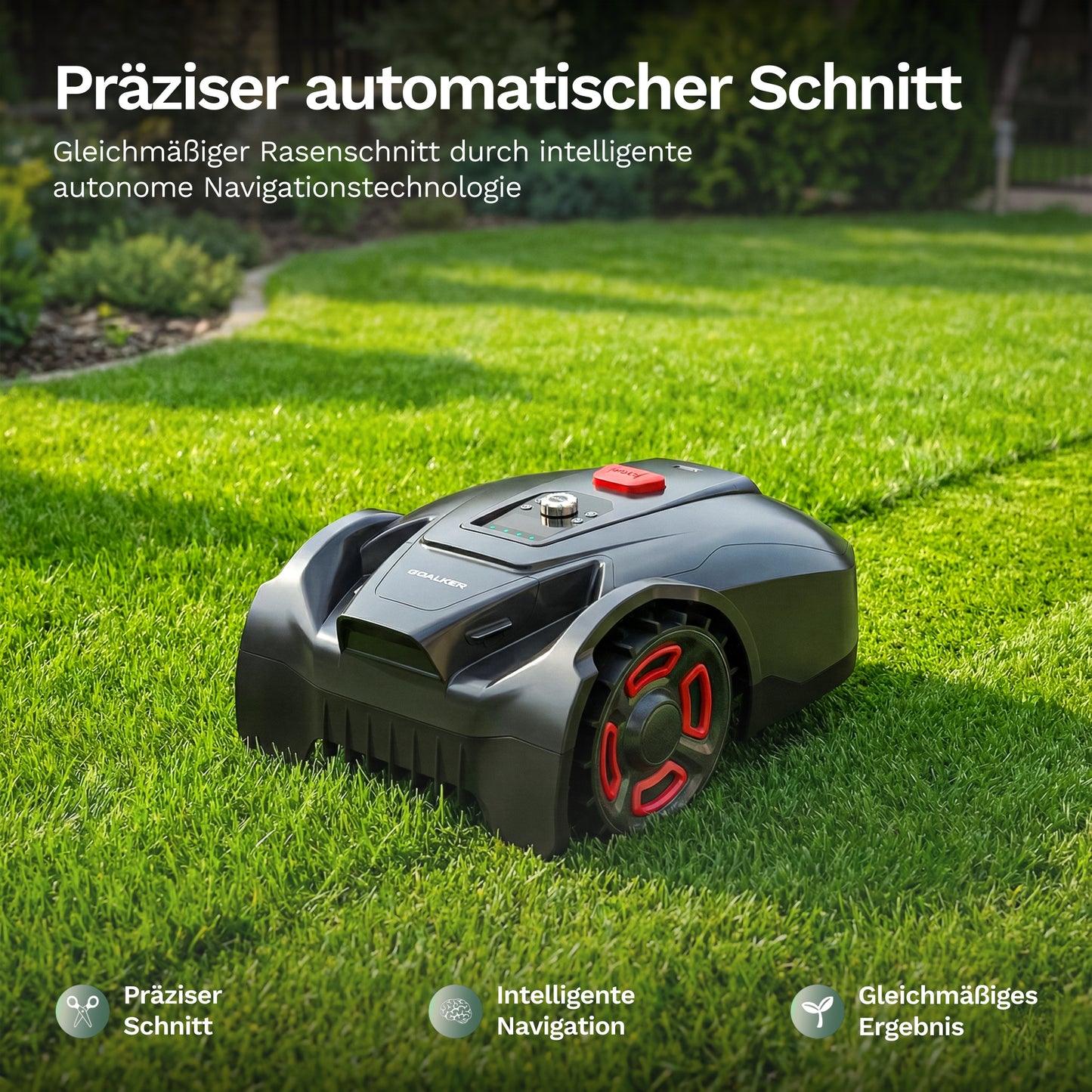 Goalker H3 – Mähroboter ohne Begrenzungskabel