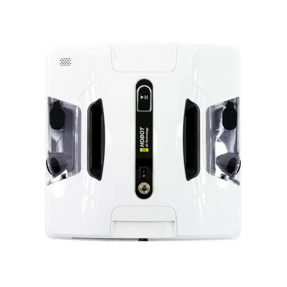 Hobot 2S Fensterputzroboter mit zwei Seitenwischern und zentralem Bedienfeld