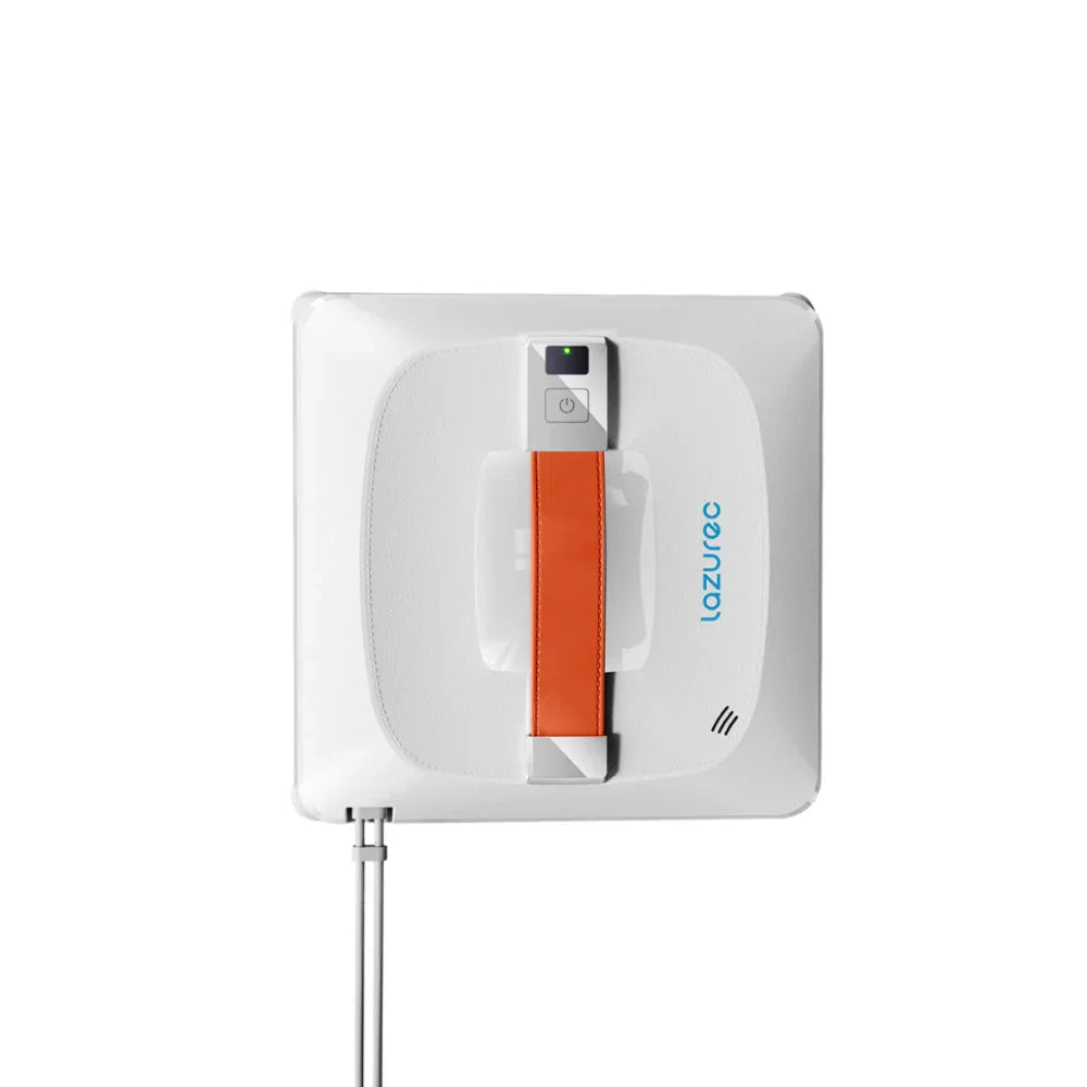 Fensterputzroboter A9 Pro mit orangefarbenem Spritzstreifen und Status-LED