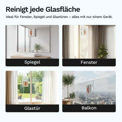 Fensterputzroboter A9 Pro für Glasflächen wie Spiegel, Fenster und Glastüren