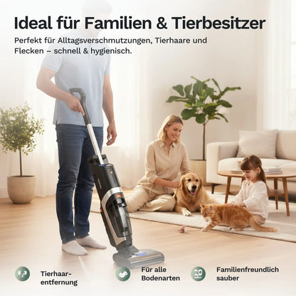 Lazurec L5 – Kabelloser Nass-Trocken-Sauger mit starker Saugleistung