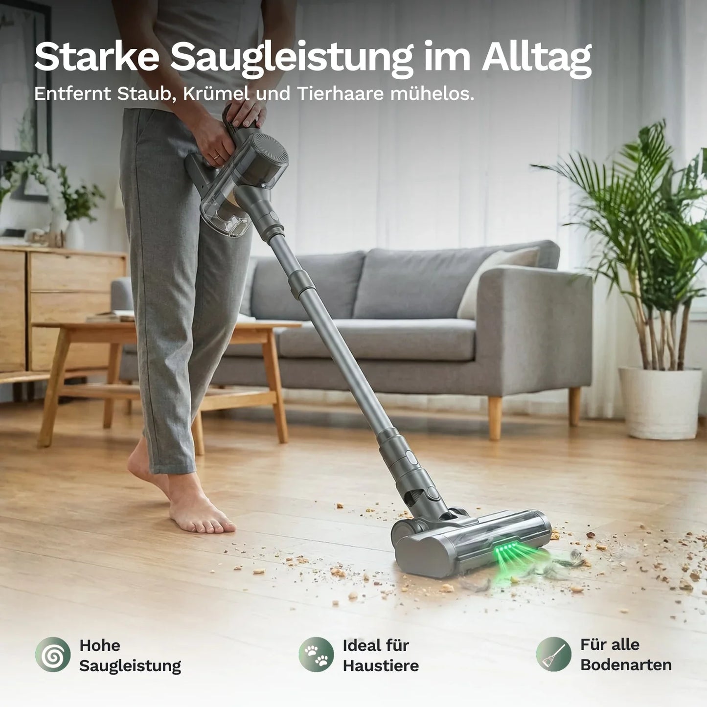 Moosoo TD1 Mate - Akku Staubsauger