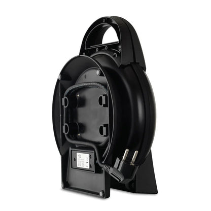 Waffeleisen von unten mit Stecker und Typenschild