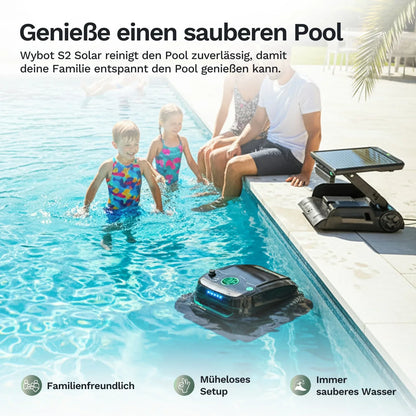 Wybotics Wybot S2 Solar - Akku Poolroboter mit automatischer Schmutzerkennung